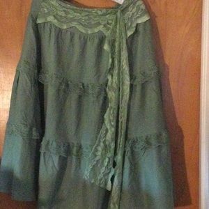 Lapis PM size medium green skirt